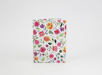 Bloček s lepítky a propiskou: Květiny