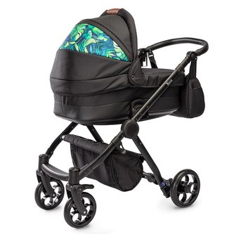 Kombinovaný kočárek CAMINI Yuna 2v1 2019 black Kombinovaný kočárek CAMINI Yuna 2v1 2019 black