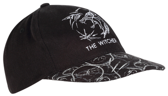 Čepice - kšiltovka snapback Netflix|The Witcher: Wolf Logo (nastavitelná)