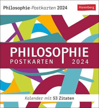 Philosophie-Postkartenkalender 2024
