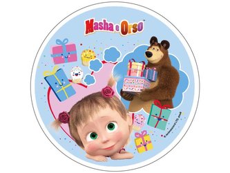 Jedlý papír Máša a medvěd dárky - Modecor