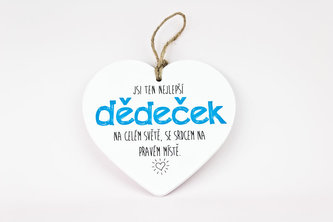 Keramické srdce Děda