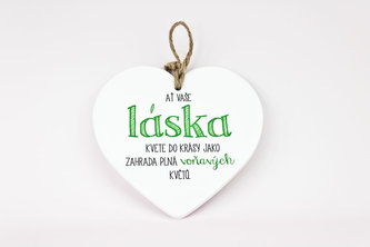 Keramické srdce Láska