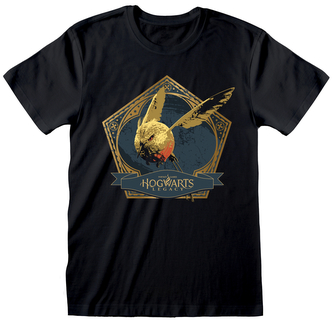 Pánské tričko Harry Potter|Hogwarts Legacy: Snitch Bird (M) černá bavlna