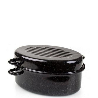 Oválný smaltovaný pekáč 30 cm - Belis