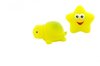 Svítící zvířátko plast hvězdička. žralok, želvička 6 barev