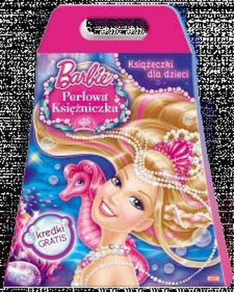 Zestaw książek z kredkami. Barbie