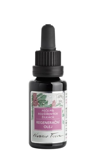 Regenerační olej na rozšířené žilky: 20 ml Regenerační olej na rozšířené žilky: 20 ml
