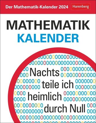 Der Mathematik-Kalender Tagesabreißkalender 2024