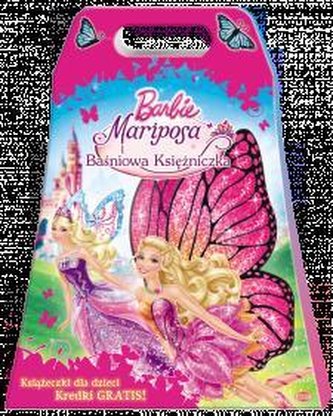 Zestaw książek z kredkami - Barbie  Mariposa