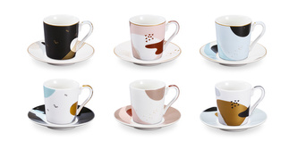 TESCOMA Šálek na espresso s podšálkem myCOFFEE, 6 ks, Moon