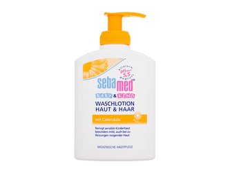 SebaMed Baby Sprchový gel Washing Lotion Skin & Hair With Calendula 200 ml pro děti