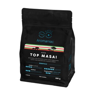 Káva Aromaniac Keňa Top Masai, mletá, 250g