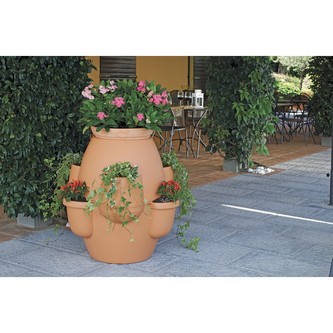 BAMA Květináč OASI, 80x80cm, barva terracotta