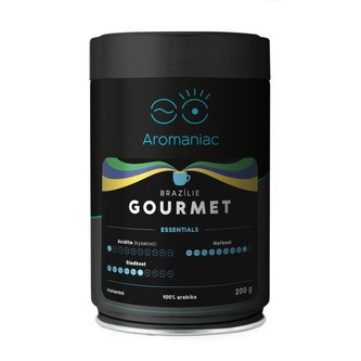 Káva Aromaniac Brazílie Gourmet, instantní, dóza, 200g