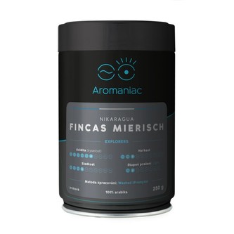 Káva Aromaniac Nikaragua Fincas Mierisch - mletá, dóza, 250 g