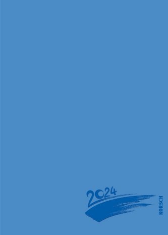 Foto-Malen-Basteln Bastelkalender A5 blau 2024