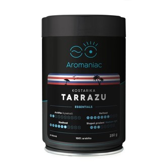 Káva Aromaniac Kostarika Tarrazu, mletá, dóza, 250g
