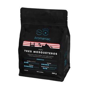 Káva Aromaniac Peru Tres Mosqueteros - mletá, 250 g