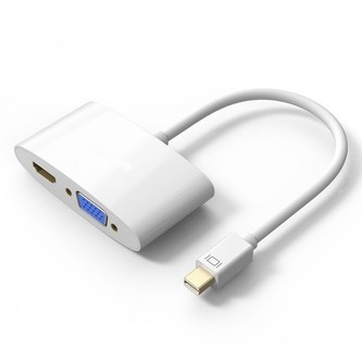 PremiumCord  adaptér Mini DisplayPort - HDMI +  VGA 1080p