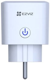EZVIZ chytrá zásuvka T30-10B Statistics/ Wi-Fi/ EU/ výkon 2300 W/ Google Assistant/ Amazon Alexa/ bílá