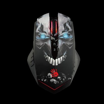 A4tech BLOODY R80 Plus, bezdrátová herní myš, rozlišení až 5000DPI, černá, USB, CORE 3