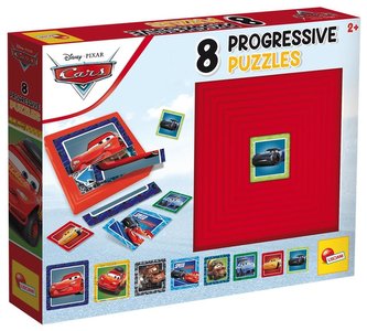 Auta - puzzle progresywne
