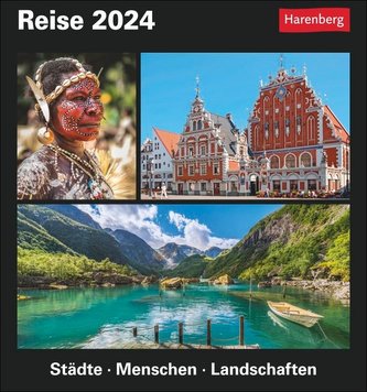 Reise Tagesabreißkalender 2024