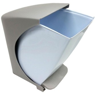 BAMA Koš koupelnový BAULETTO 6,5 L, barva šedo/hnědá