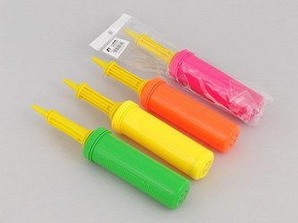 Pompka do balonów 28x5cm MIX