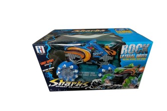 RC auto žralok zelené