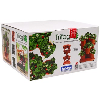 BAMA Květináč modulární TRIFOGLIO, barva zelená