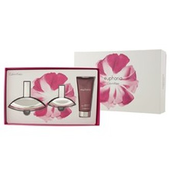 Calvin Klein Euphoria Dárková sada Parfémová voda 100 ml, Euphoria Parfémová voda 30 ml a tělové mléko Euphoria 100 ml