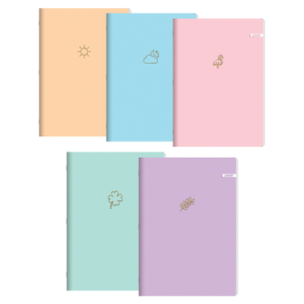 Sešit A4, 40 listový - linkovaný, design A