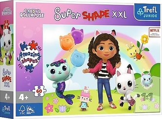 Puzzle 60 Super Shape XXL Weseli Przyjaciele Gabi