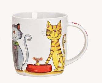 Porcelánový hrnek kočky 365 ml