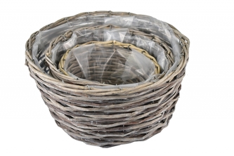 Sada 3 proutěných košů Split