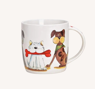 Porcelánový hrnek pejsci 365 ml