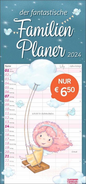 times&more Zauberwesen Familienplaner 2024