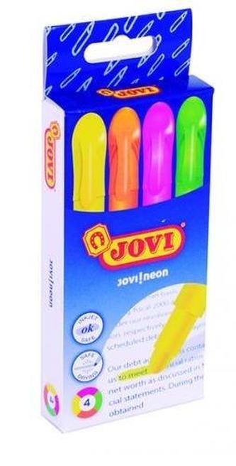 JOVI Gelové zvýrazňovače sada 4ks, 4 barvy