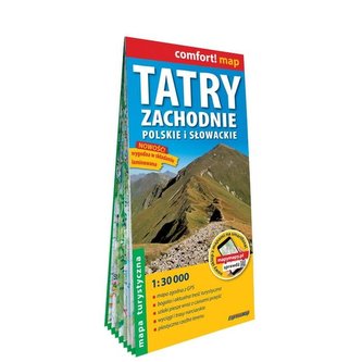 Comfort!map Tatry Zach. Polskie i Słowackie w.2023