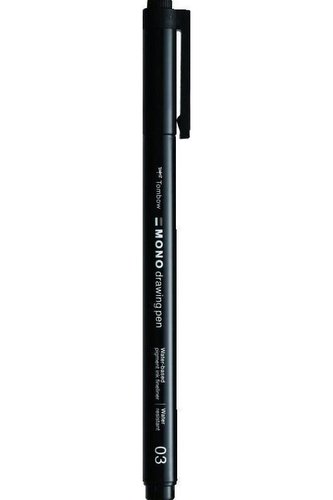 Tombow Fineliner MONO drawing pen - hrot 03 černá