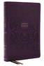 KJV Holy Bible, Center-Column Reference Bible, Leathersoft, Purple, 73,000+ Cross References, Red Letter, Thumb Indexed,