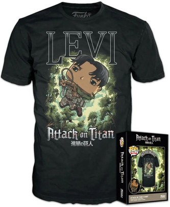 Funko Boxed Tee: Attack on Titan - Levi Ackerman XL