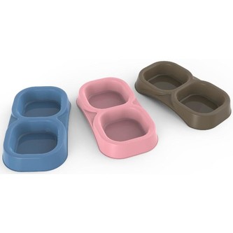 BAMA Miska pro psy a kočky 0,3 L, barva hnědá