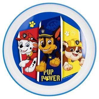 TALÍŘ PLASTOVÝ PROTISKLUZOVÝ PAW PATROL, PRŮM. 22