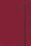 Buchkalender Struktur bordeaux 2024