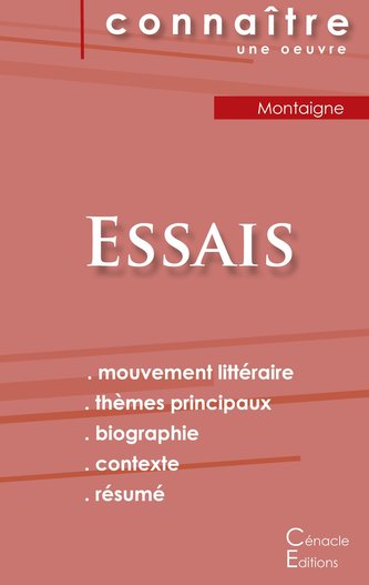 Fiche de lecture « Des Cannibales » et « Des Coches » dans les Essais de Montaigne (analyse littéraire de référence et résumé co
