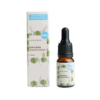 Kvitok Pleťové sérum - Gotu kola (10 ml) - pro zralou a poškozenou pleť