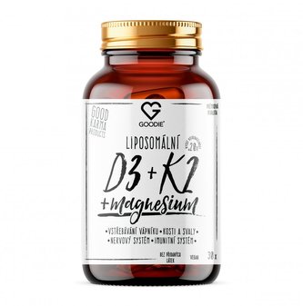 Liposomální Vitamin D3 + K2 + Magnesium 30 ks